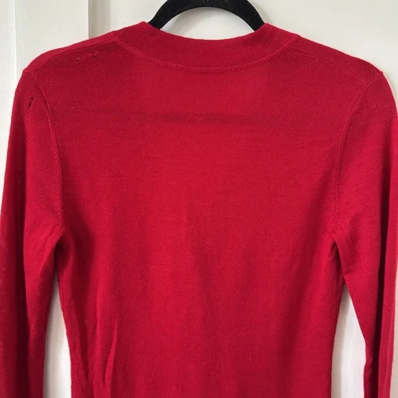 Tory Burch Red Cardigan Size XS - Picture 10 of 10